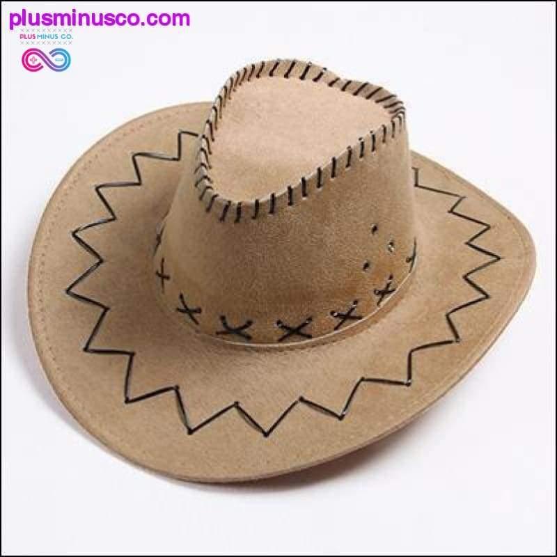 Vintage Leather Cowboy Hat 16 Colors - plusminusco.com