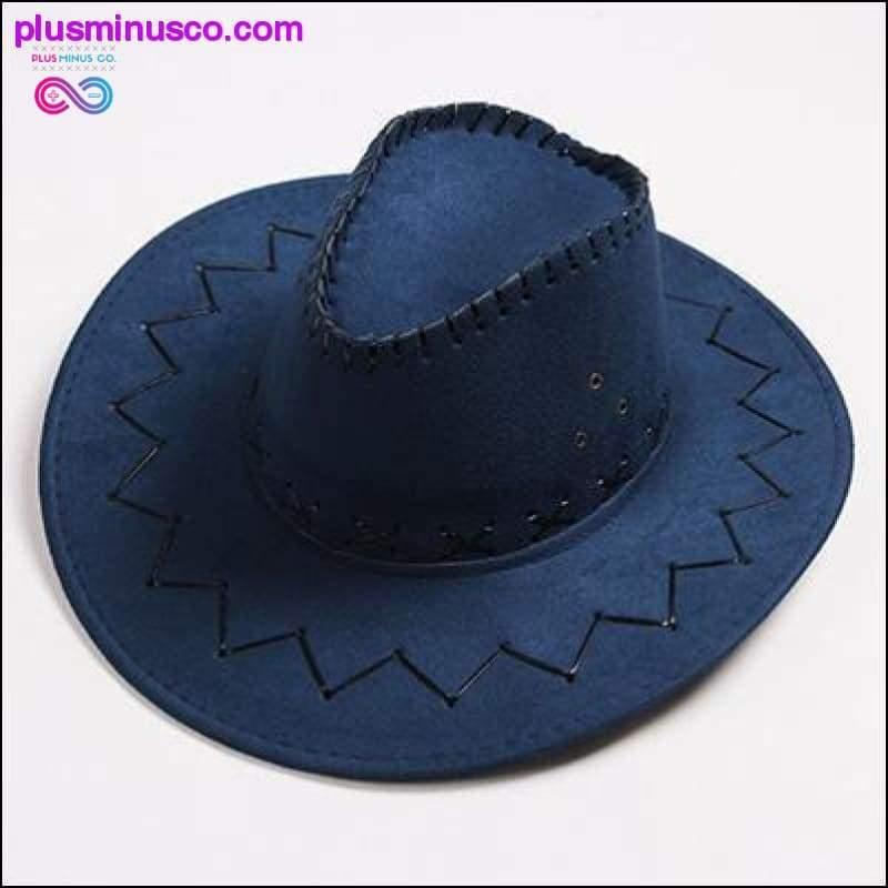 Vintage Leather Cowboy Hat 16 Colors - plusminusco.com