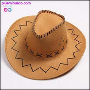 Cappello da cowboy in pelle vintage 16 colori - plusminusco.com