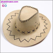 Vintage kožni kaubojski šešir u 16 boja - plusminusco.com