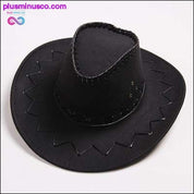 Chapeau de cowboy en cuir vintage 16 couleurs - plusminusco.com