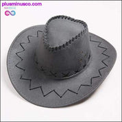 Cappello da cowboy in pelle vintage 16 colori - plusminusco.com