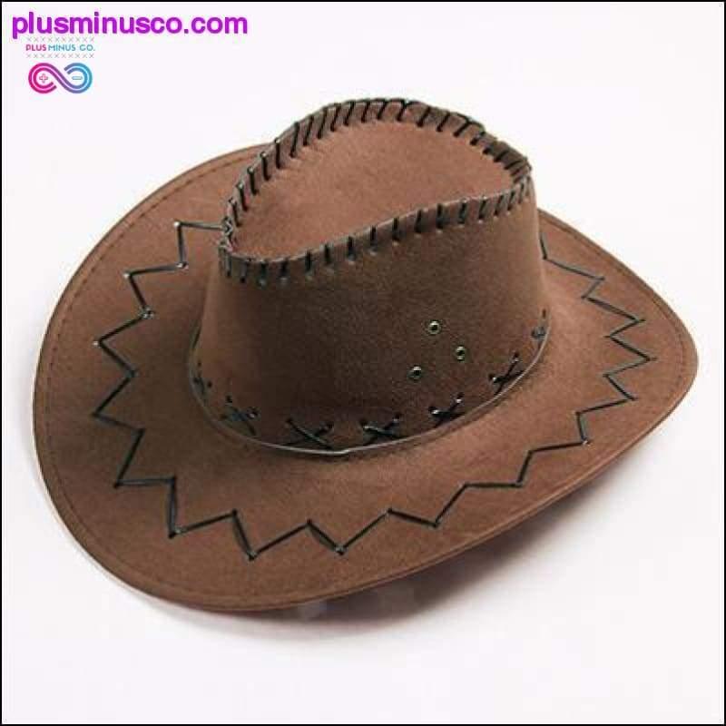 Chapéu de cowboy de couro vintage 16 cores - plusminusco.com