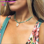 Vintage Halskette mit mehrschichtigem Kristallanhänger für Damen in Goldfarbe - plusminusco.com