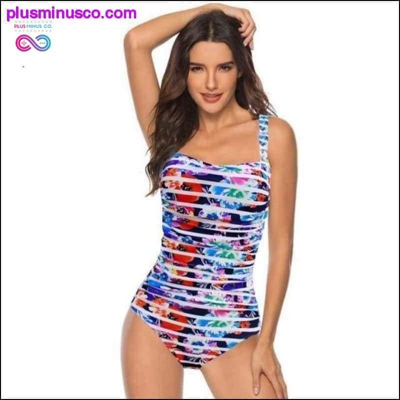 Vintage One Piece Women Push Up Swimwear - plusminusco.com