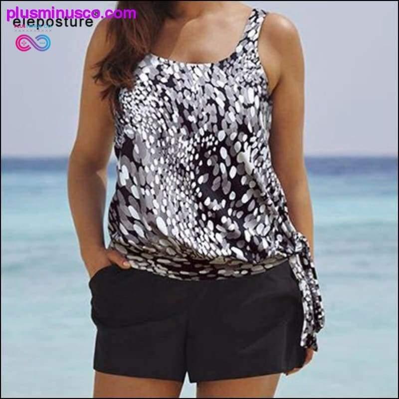 Vintage Plus Size High Waist Swimwear - plusminusco.com