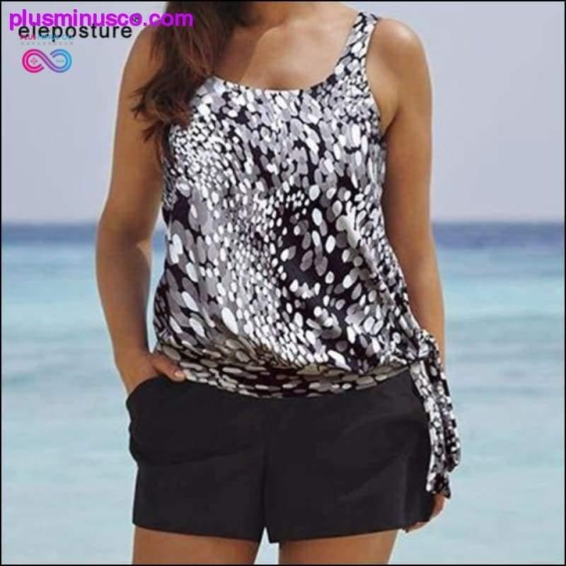 Vintage Plus Size High Waist Swimwear - plusminusco.com
