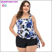 Vintage Plus Size High Waist Swimwear - plusminusco.com