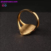 Vintage Virgin Mary Women Religious Gold Rings - plusminusco.com
