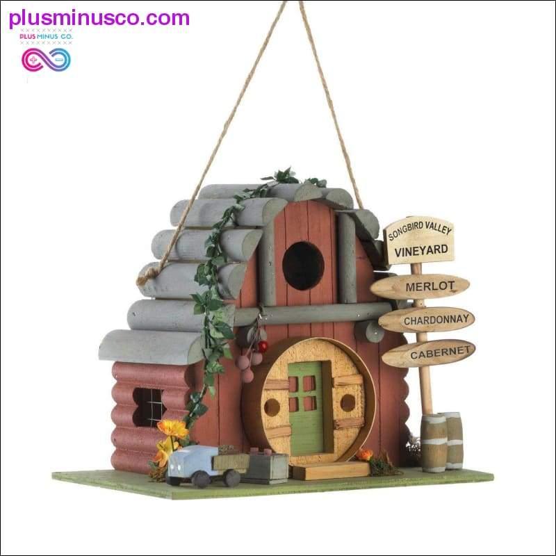 Vintage Winery Birdhouse ll Plusminusco.com - plusminusco.com