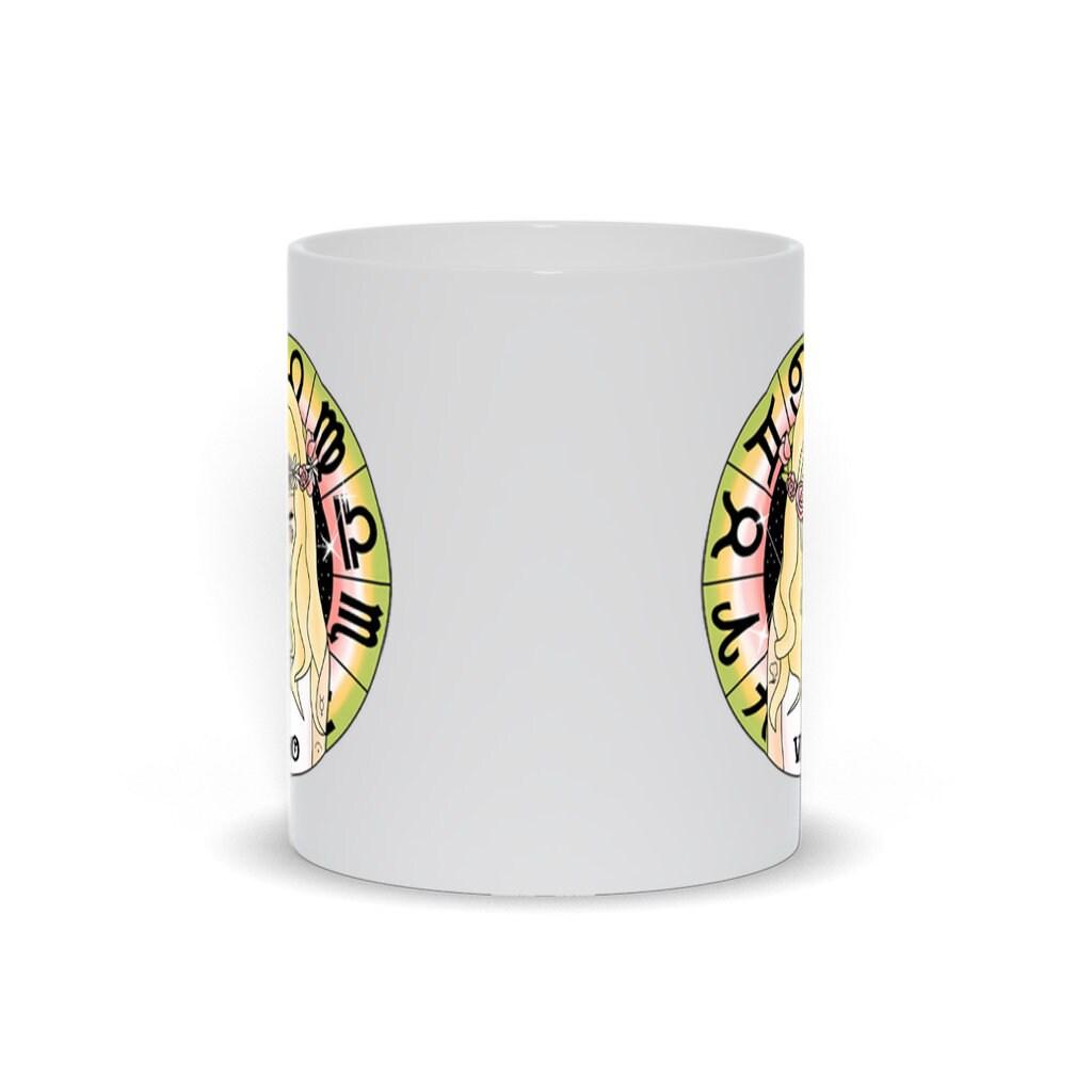 Virgo White Mugs,  Virgo gift ideas, Virgo Birthday Mug - plusminusco.com