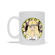 Virgo White Mugs,  Virgo gift ideas, Virgo Birthday Mug - plusminusco.com