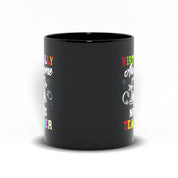 Virtually Awesome Music Teacher Black Mugs teacher birthday gift, back to school, teacher personalized gifts - plusminusco.com