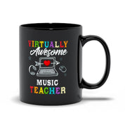 Praktično nevjerojatan rođendanski poklon učitelju glazbenog učitelja Black Mugs, povratak u školu, personalizirani darovi za učitelja - plusminusco.com