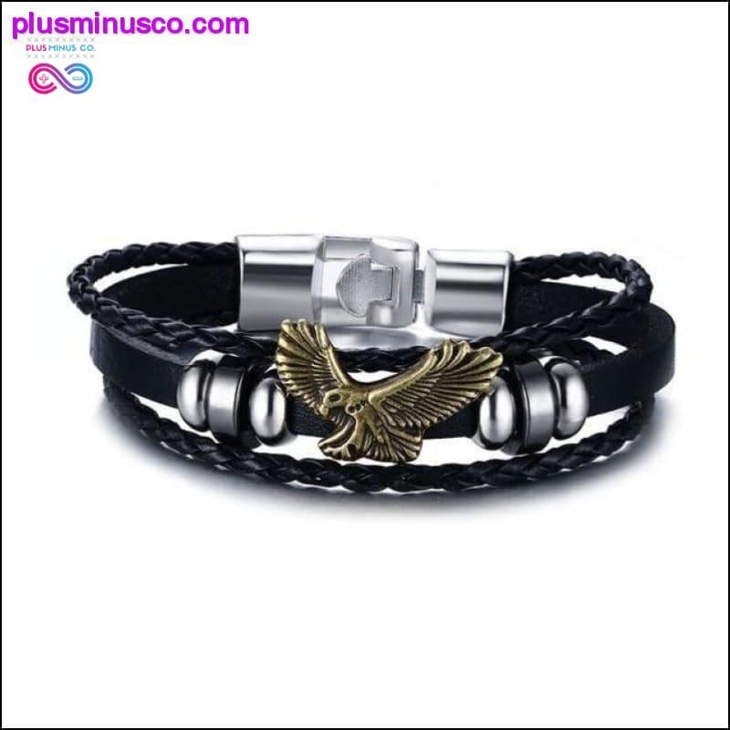 Vnox Lucky Vintage Men's Leather Bracelet Playing Cards Raja - plusminusco.com