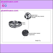 Vnox Lucky Vintage Men's Leather Bracelet Playing Cards Raja - plusminusco.com