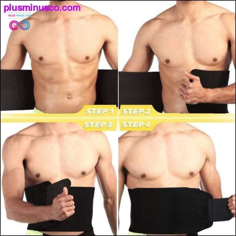Waist Trainer Belt Women Men Body Shaper Suit Sweat Belt - plusminusco.com