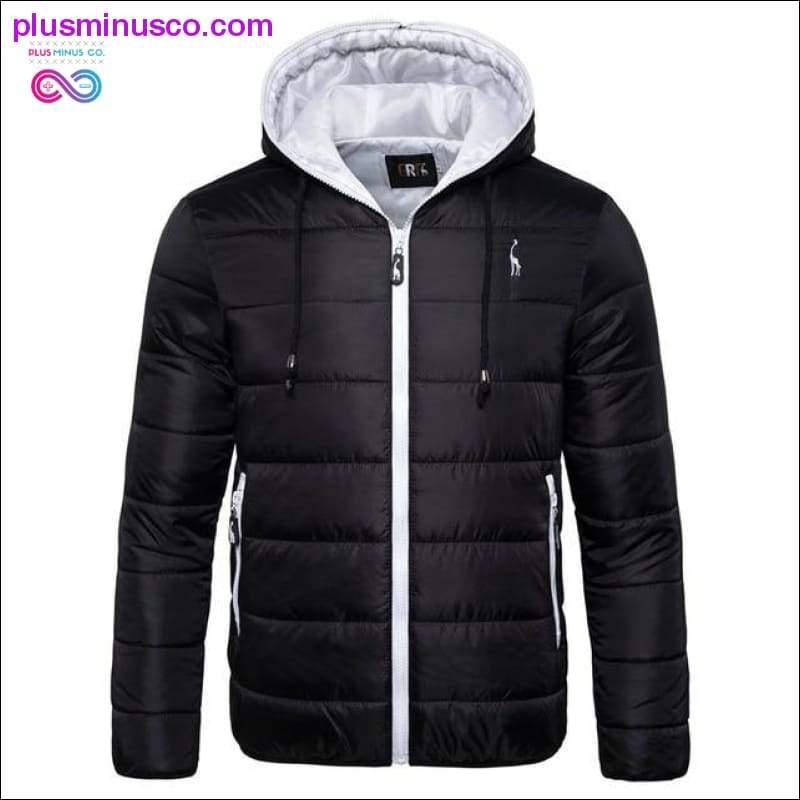 Waterproof Winter Jacket Men Hoodied Parka Men Warm Winter - plusminusco.com