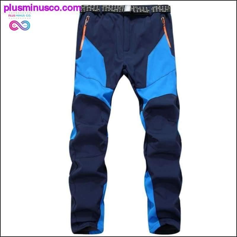 Ветраахоўныя зімовыя тоўстыя штаны для спорту на адкрытым паветры - plusminusco.com