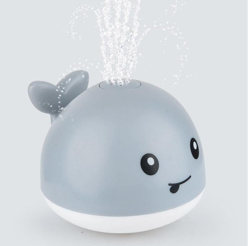 Whale Electric Induction Sprinkler Music Colorful Light Water Toy - plusminusco.com