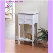 Bijeli akcentni stol ll PlusMinusco.com kućni dekor, drvo - plusminusco.com