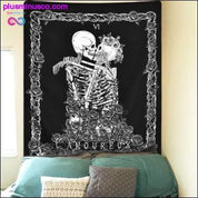 White Black Sun Moon Mandala Tapestry Wall Hanging Celestial - plusminusco.com