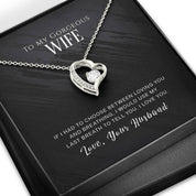 Wife Gift From Husband, To My Wife Necklace, Wife Anniversary Gift, I Love My Wife Gift From Husband, Wife Birthday Gift Wife Christmas Gift - plusminusco.com