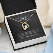 Wife Gift From Husband, To My Wife Necklace, Wife Anniversary Gift, I Love My Wife Gift From Husband, Wife Birthday Gift Wife Christmas Gift - plusminusco.com
