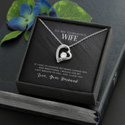 Geschenk für die Frau vom Mann, Halskette für meine Frau, Jahrestagsgeschenk für die Frau, Geschenk „Ich liebe meine Frau“ vom Mann, Geburtstagsgeschenk für die Frau, Weihnachtsgeschenk für die Frau – plusminusco.com