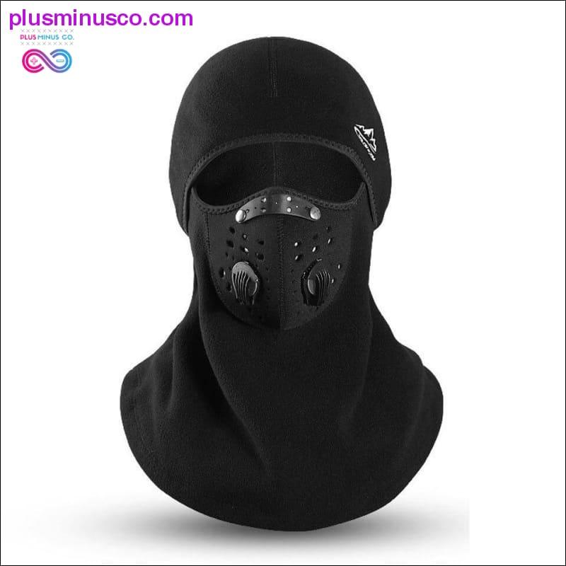Зімовая веласіпедная маска Thermal Keep Warm Windproof Half Face - plusminusco.com