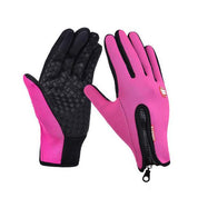Зимске рукавице са екраном осетљивим на додир, клизне водоотпорне спортске рукавице са флисом за вожњу мотоцикла - плусминусцо.цом