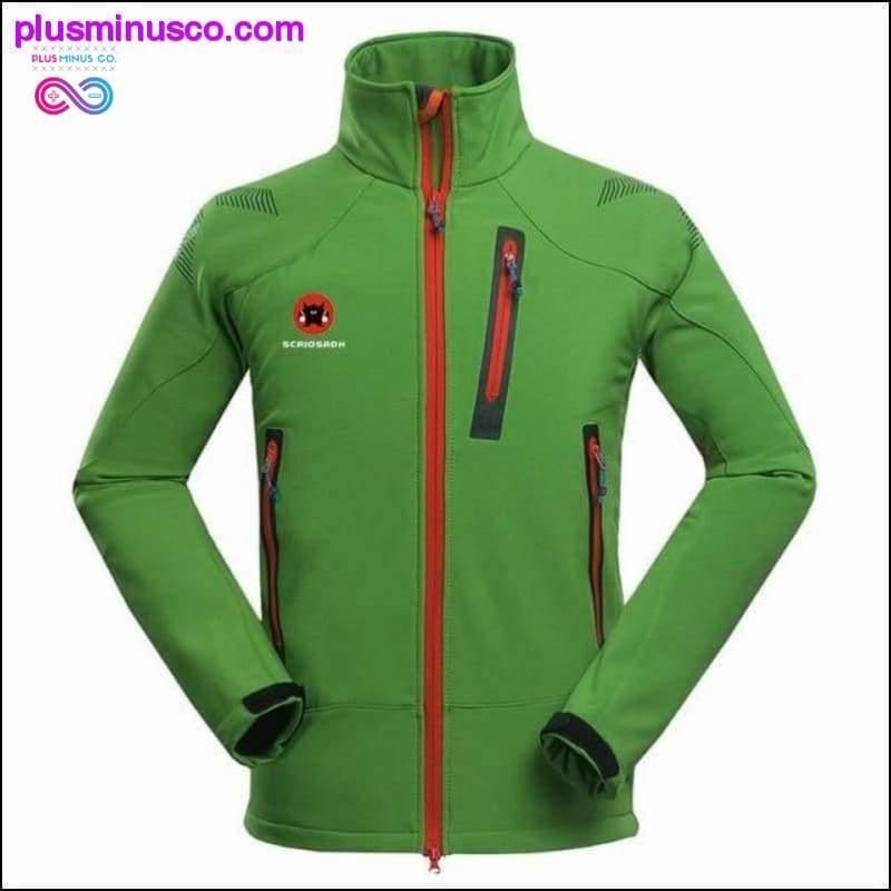 Winter Outdoor Male Soft shell Windbreaker Jacket Waterproof - plusminusco.com