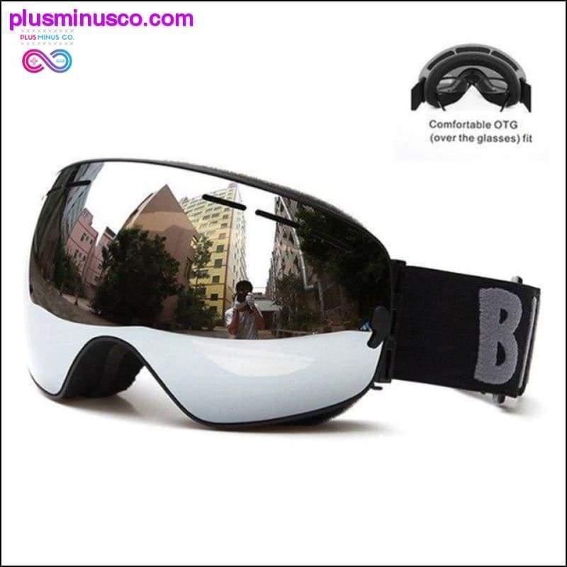 Зимни ски очила Двуслойни външни UV защита - plusminusco.com
