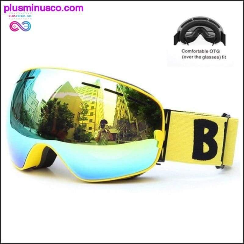 Winter Ski Goggles Double Layers Outdoor UV Protection - plusminusco.com
