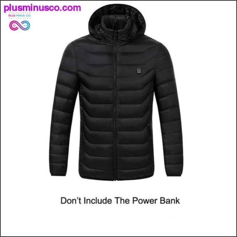 Зимові теплі туристичні куртки для чоловіків і жінок з капюшоном Smart Thermostat - plusminusco.com