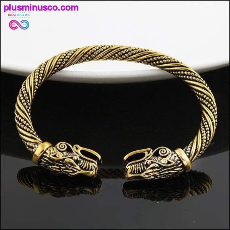 Wolf Head Bracelet Indian Jewelry Fashion Accessories Viking - plusminusco.com