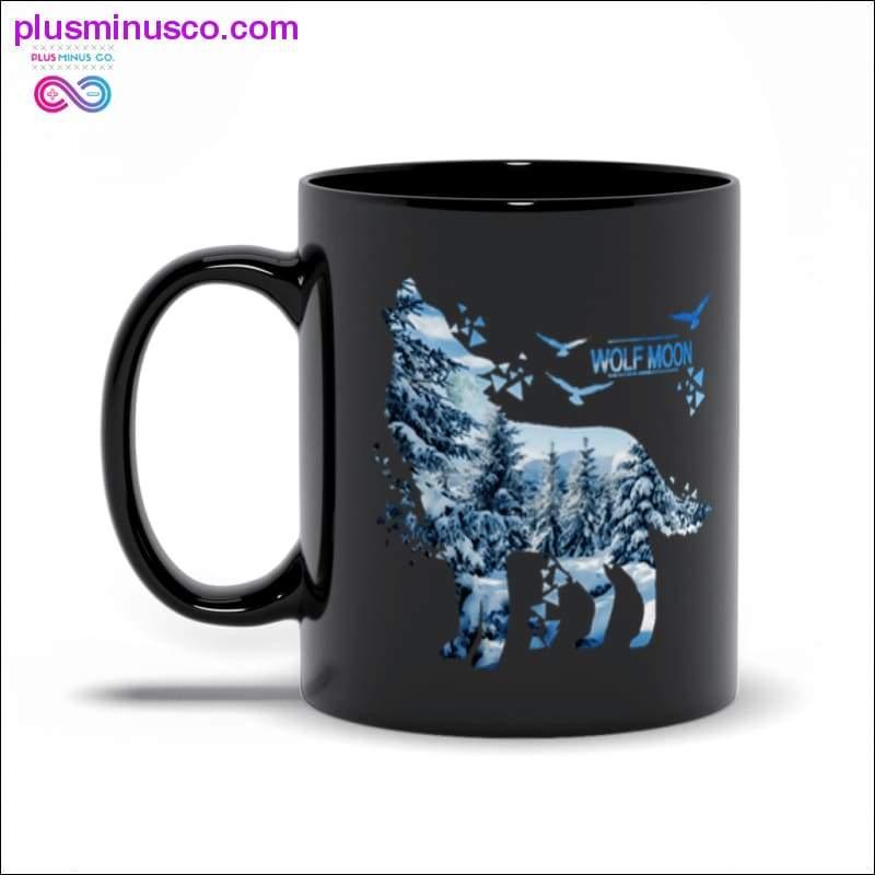 Wolf Moon Black Mugs - plusminusco.com