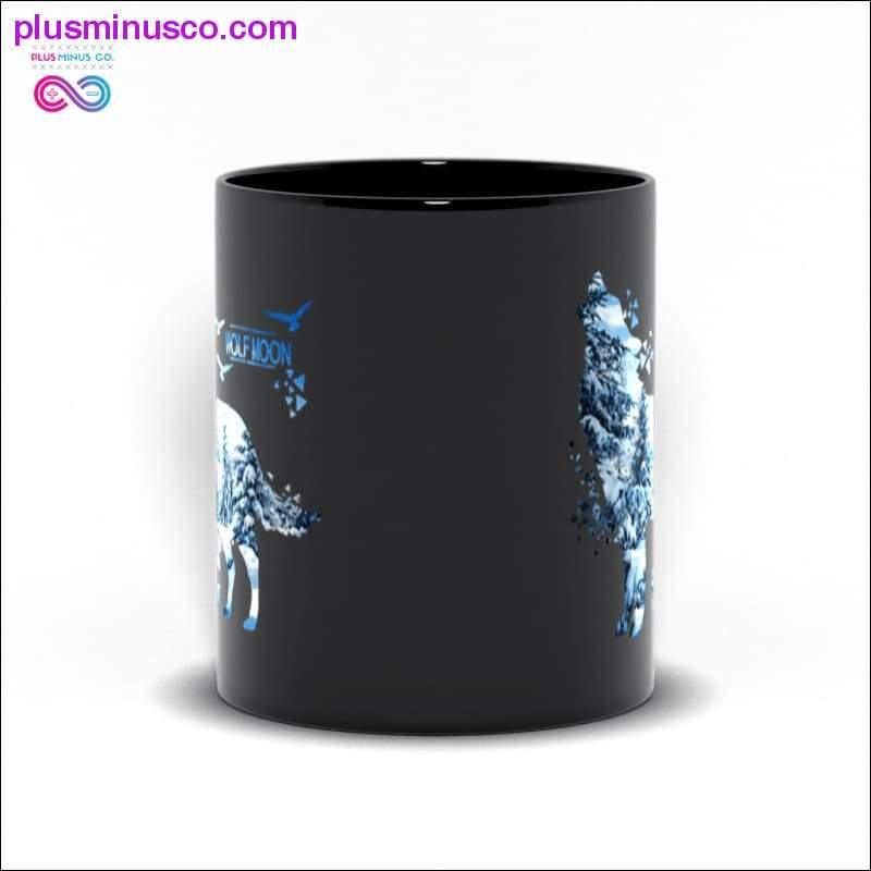 Wolf Moon Black Mugs - plusminusco.com