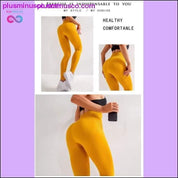 Pantalon de yoga de course à pied pour femmes Leggings sans couture - plusminusco.com