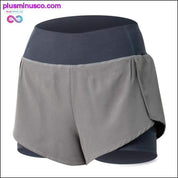 Шорти для бігу з подвійними кишенями для жінок Gym - plusminusco.com