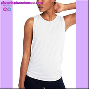 Ženska majica za teretanu Ljetna majica za jogu koja se brzo suši mrežasta sportska - plusminusco.com
