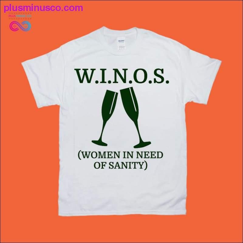 Ženy, ktoré potrebujú tričká Sanity - plusminusco.com