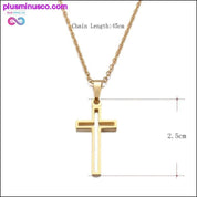 Women Lover's Stainless Steel Small Cross Religious Jewelry - plusminusco.com