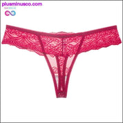 Women Low-Waist Thongs Underwear Sexy Comfortable Triangle - plusminusco.com