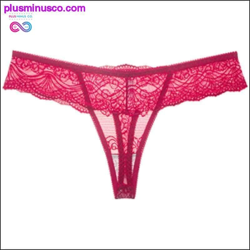 Pambabae Low-Waist Thongs Underwear Sexy Comfortable Triangle - plusminusco.com