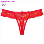 Femmes taille basse tongs sous-vêtements sexy confortable Triangle - plusminusco.com