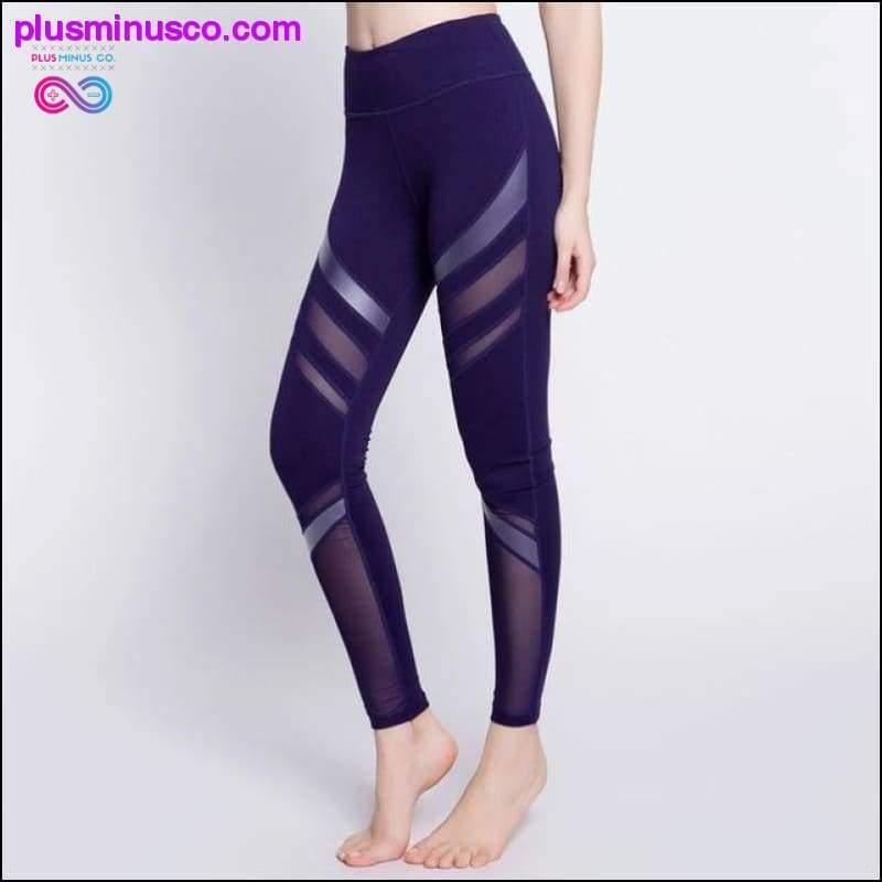 Жіночі сітчасті штани для йоги/бодібілдингу, розмір XS-XL - plusminusco.com