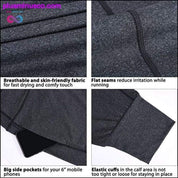 Naisten alastomatuntuinen kangas Loose Fit Sport leggingsit - plusminusco.com
