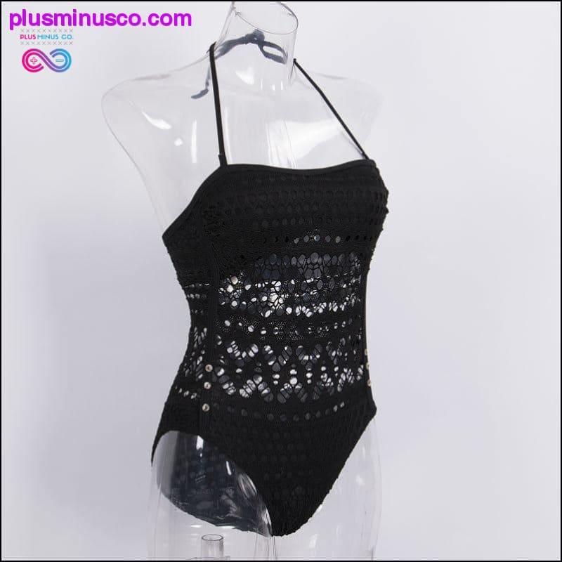 Moteriškas didelio dydžio vientisas seksualus maudymosi kostiumėlis – plusminusco.com