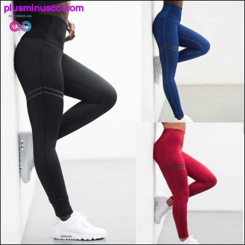 Moteriškos bėgimo pėdkelnės Skinny Compression Joggers gimnastikos kelnės – plusminusco.com